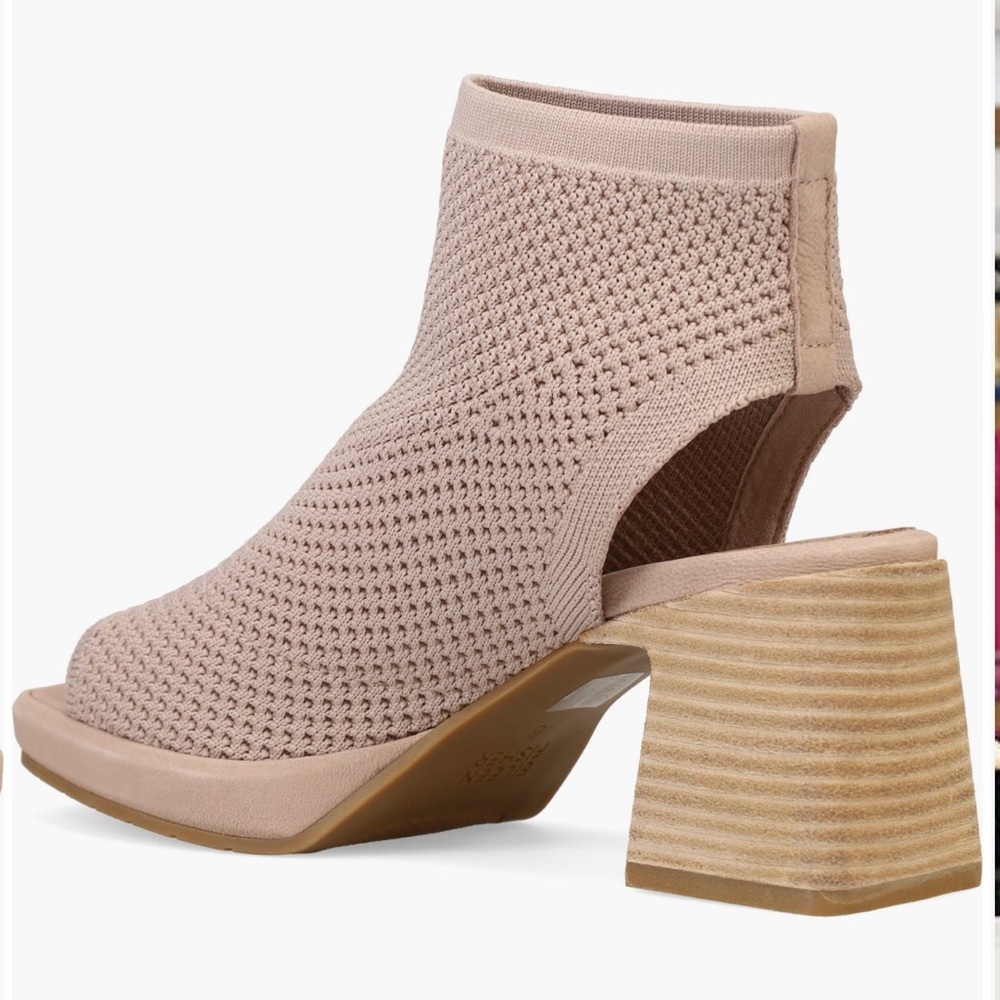 EILEEN FISHER Blush Cutout Bootie NIB - Picture 2 of 15
